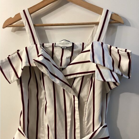 Alexis Black White Ruffle Tie Front Sundress | Summer Dress Casual Party Resort - Picture 9 of 16